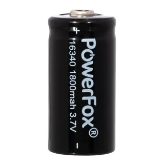 PowerFox 16340-Akkus 1800 mAh – Produktfoto 2