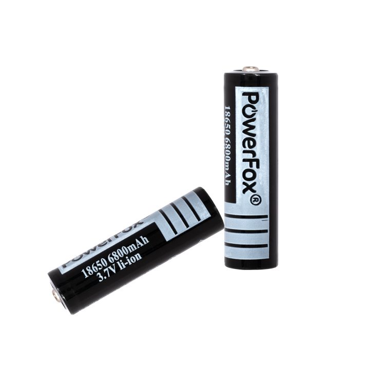 PowerFox 18650-Akkus im Doppelpack für Laserpointer