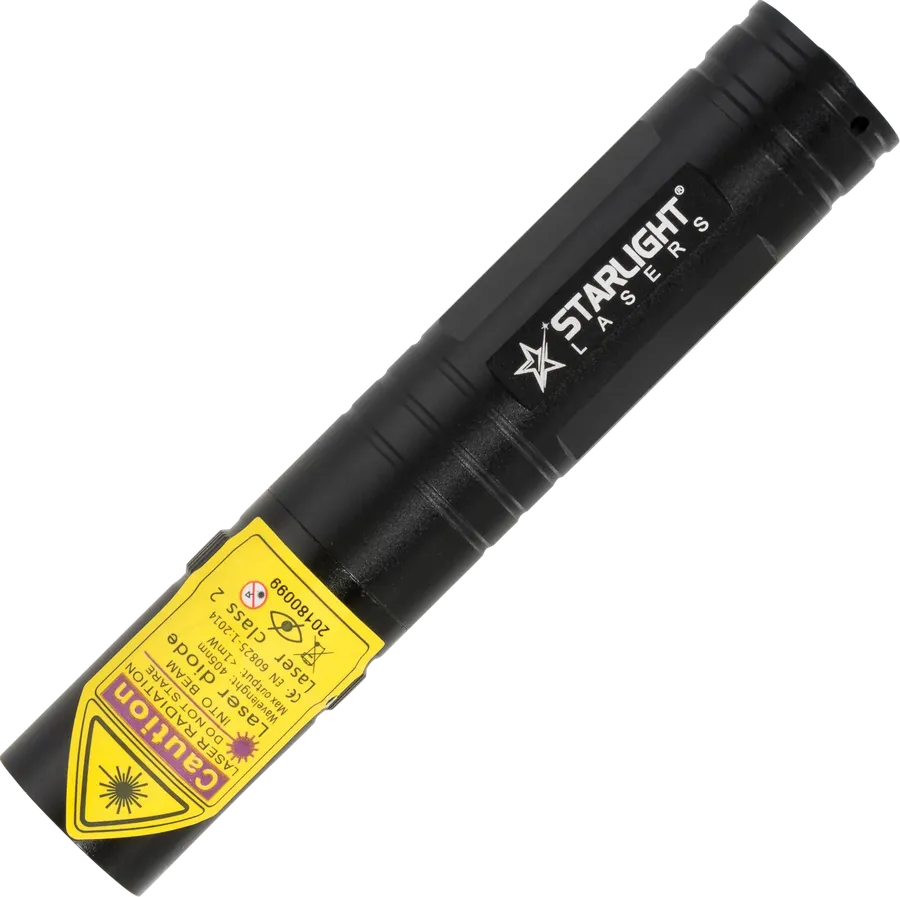 Kompakter violetter Laserpointer V2 Pro mit Akku